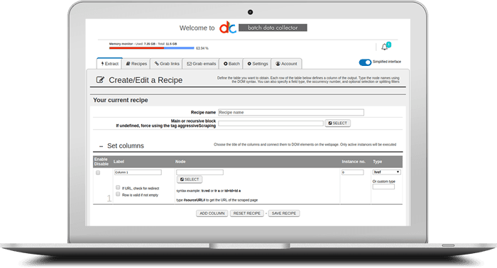 batch data collector free data collector autonomously define